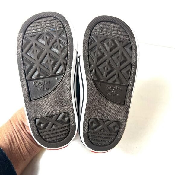 Converse All Star Kids Infant 7 Light Blue Canvas Sneakers Shoes Slip On Low Top - Picture 12 of 12